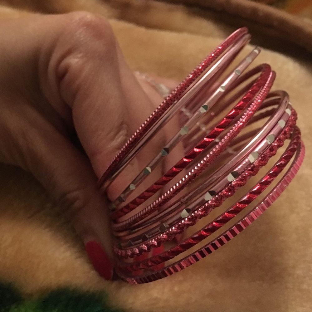 Rose Gold Bangles - Picture 3 of 3